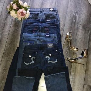 Lot of Rock & Republic Jeans